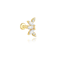 JP8175vhkb-Y30  925 Silver Body Jewelry  (1pc)  WT:0.45g  11mm  60253897037C 60253857017C 60253888001C
