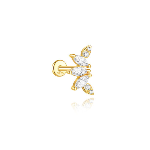 JP8175vhkb-Y30  925 Silver Body Jewelry  (1pc)  WT:0.45g  11mm  60253897037C 60253857017C 60253888001C
