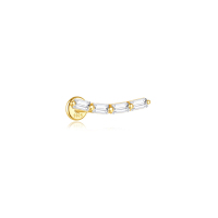 JP8176bhia-Y30  925 Silver Body Jewelry  (1pc)  WT:0.3g  12.5mm  60253897037C 60253857017C 60253888001C