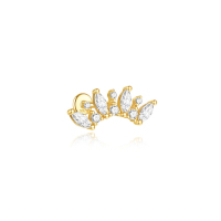 JP8177vhnv-Y30  925 Silver Body Jewelry  (1pc)  WT:0.64g  16.8mm  60253897037C 60253857017C 60253888001C