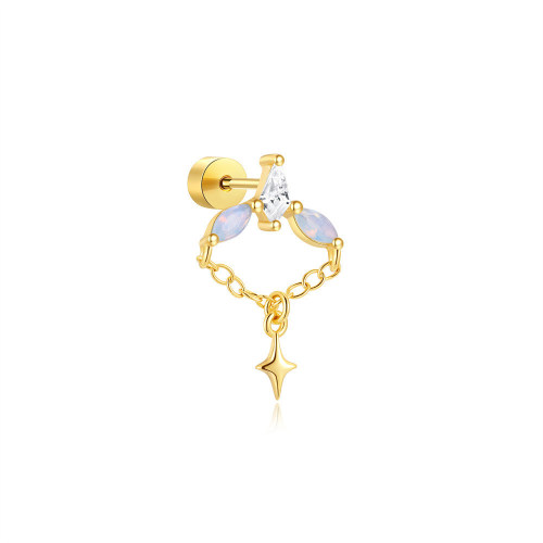 JP8182vivl-Y30  925 Silver Body Jewelry  (1pc)  WT:0.85g  11*16mm  60254490012C 60254500012C 60254510012C