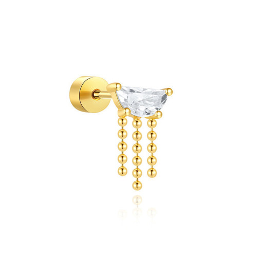 JP8183vhnj-Y30  925 Silver Body Jewelry  (1pc)  WT:0.7g  7*12mm  60254490012C 60254500012C 60254510012C