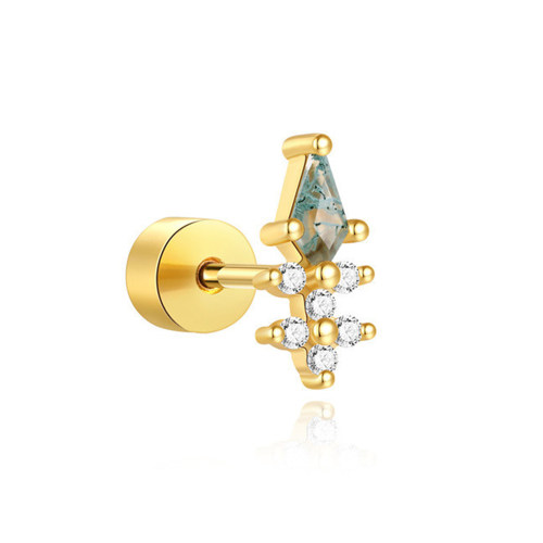 JP8185vhol-Y30  925 Silver Body Jewelry  (1pc)  WT:0.6g  4*8.5mm  60254490012C 60254500012C 60254510012C
