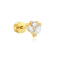 JP8187vhkb-Y30  925 Silver Body Jewelry  (1pc)  WT:0.7g  5.5*6mm  60254490012C 60254500012C 60254510012C