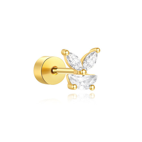 JP8189bhjj-Y30  925 Silver Body Jewelry  (1pc)  WT:0.6g  5*5.5mm  60254490012C 60254500012C 60254510012C