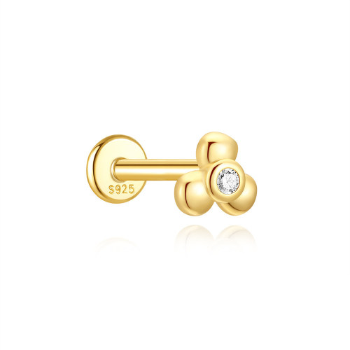 JP8193bhio-Y30  925 Silver Body Jewelry  (1pc)  WT:0.5g  5mm  60254255870C 60255810847C 60255820862C 60255890765