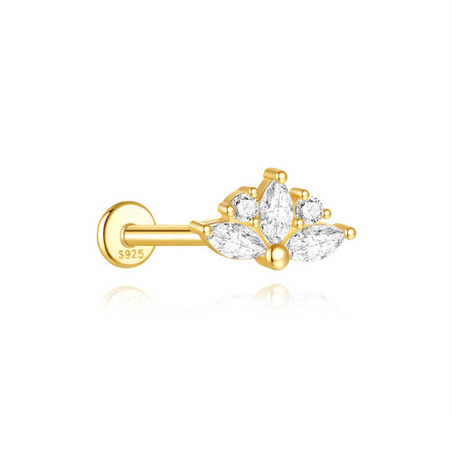 JP8196vhkl-Y30  925 Silver Body Jewelry  (1pc)  WT:0.64g  10*6mm  60254255870C 60255810847C 60255820862C 60255890765
