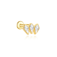 JP8206ahlv-Y30  925 Silver Body Jewelry  (1pc)  WT:0.55g  8*5mm  60254128110C 60255850949C 60255840757C 60255448360