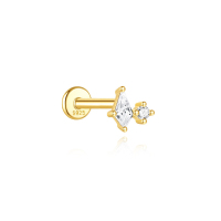 JP8207bhhk-Y30  925 Silver Body Jewelry  (1pc)  WT:0.41g  5mm  60254128110C 60255850949C 60255840757C 60255448360