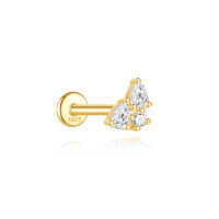 JP8208vhha-Y30  925 Silver Body Jewelry  (1pc)  WT:0.36g  5.8*4.8mm  60254128110C 60255850949C 60255840757C 60255448360