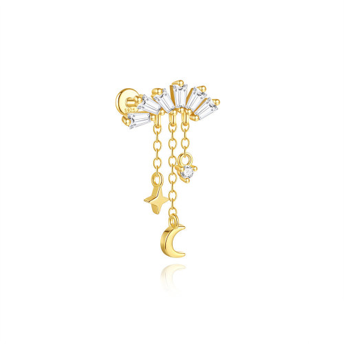 JP8215ainl-Y30  925 Silver Body Jewelry  (1pc)  WT:1g  13.6*23mm  60254128110C 60255850949C 60255840757C 60255448360