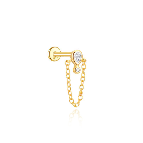 JP8216bhil-Y30  925 Silver Body Jewelry  (1pc)  WT:0.55g  5.6*14.5mm  60254128110C 60255850949C 60255840757C 60255448360