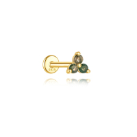 JP8225vhov-Y30  925 Silver Body Jewelry  (1pc)  WT:0.36g  5mm  60256391115 60256416460 60256798250