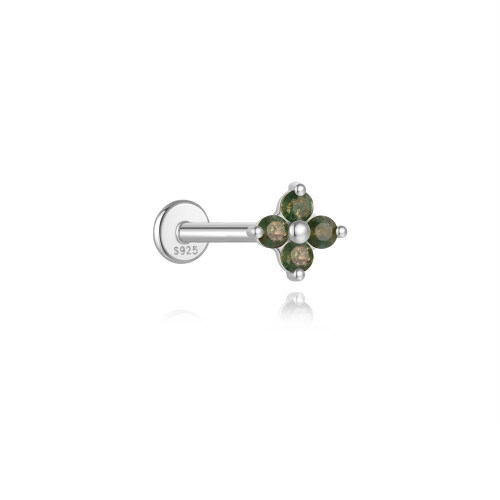 JP8228biib-Y30  925 Silver Body Jewelry  (1pc)  WT:0.43g  5mm  60256391115 60256416460 60256798250