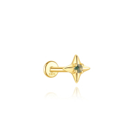 JP8233vhko-Y30  925 Silver Body Jewelry  (1pc)  WT:0.47g  7mm  60256391115 60256416460 60256798250