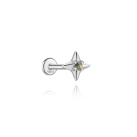 JP8234vhko-Y30  925 Silver Body Jewelry  (1pc)  WT:0.47g  7mm  60256391115 60256416460 60256798250