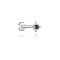 JP8236bhil-Y30  925 Silver Body Jewelry  (1pc)  WT:0.37g  5mm  60256391115 60256416460 60256798250