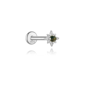 JP8236bhil-Y30  925 Silver Body Jewelry  (1pc)  WT:0.37g  5mm  60256391115 60256416460 60256798250