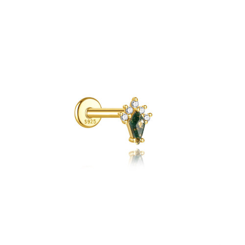 JP8237vhln-Y30  925 Silver Body Jewelry  (1pc)  WT:0.34g  6mm  60256391115 60256416460 60256798250