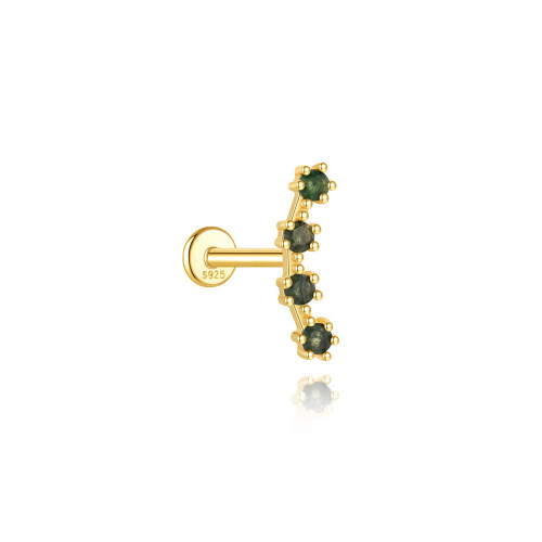 JP8239aijp-Y30  925 Silver Body Jewelry  (1pc)  WT:0.51g  12.5mm  60256391115 60256416460 60256798250