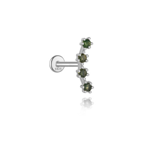 JP8240aijp-Y30  925 Silver Body Jewelry  (1pc)  WT:0.51g  12.5mm  60256391115 60256416460 60256798250