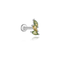 JP8242aima-Y30  925 Silver Body Jewelry  (1pc)  WT:0.49g  8mm  60256391115 60256416460 60256798250