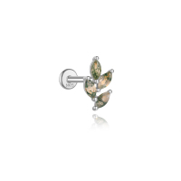 JP8244ajhp-Y30  925 Silver Body Jewelry  (1pc)  WT:0.57g  6*10.5mm  60256391115 60256416460 60256798250
