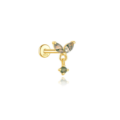 JP8247aijo-Y30  925 Silver Body Jewelry  (1pc)  WT:0.48g  7*10mm  60256391115 60256416460 60256798250
