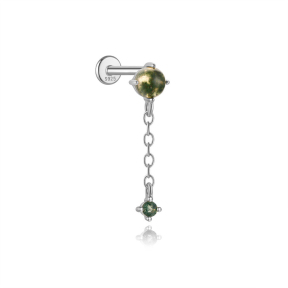 JP8254aijo-Y30  925 Silver Body Jewelry  (1pc)  WT:0.6g  5.5*21mm  60256391115 60256416460 60256798250