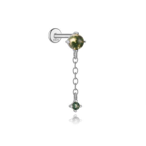 JP8254aijo-Y30  925 Silver Body Jewelry  (1pc)  WT:0.6g  5.5*21mm  60256391115 60256416460 60256798250
