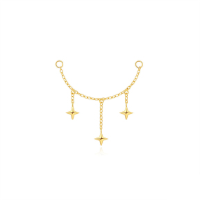 JP8279ahlv-Y30  925 Silver Body Piercing Acc  (1pc)  WT:0.53g  L:40mm
P:5mm  60255518167C