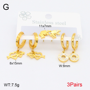 2E4004249vbpb-765  Stainless Steel Earrings