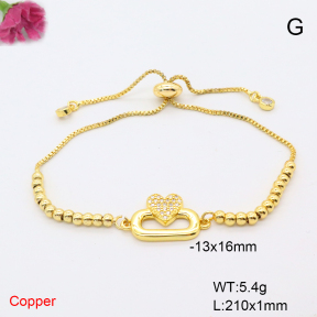 F6B406432ablb-L017  Fashion Copper Bracelet