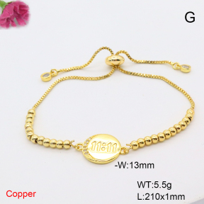 F6B406434ablb-L017  Fashion Copper Bracelet