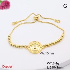 F6B406437vbmb-L017  Fashion Copper Bracelet