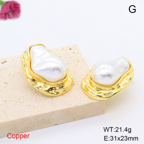 F6E301965bbov-L017  Fashion Copper Earrings