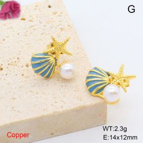 F6E301972ablb-L017  Fashion Copper Earrings