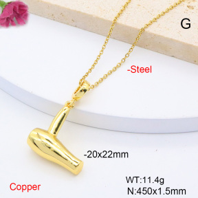 F6N200828aajl-L017  Fashion Copper Necklace