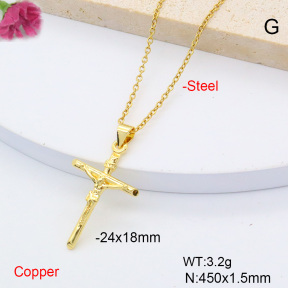 F6N200835vaia-L017  Fashion Copper Necklace
