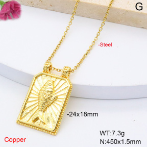 F6N200838avja-L017  Fashion Copper Necklace