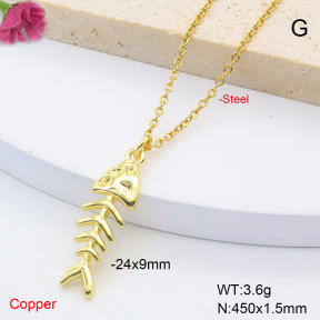 F6N200839vaia-L017  Fashion Copper Necklace