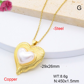 F6N301317baka-L017  Fashion Copper Necklace