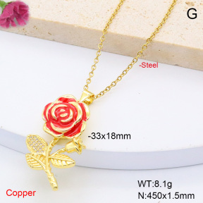 F6N301319baka-L017  Fashion Copper Necklace
