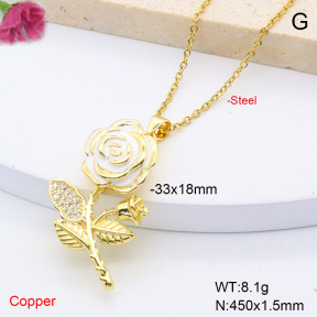 F6N301320baka-L017  Fashion Copper Necklace