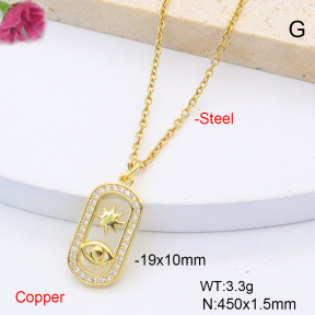 F6N408438vail-L017  Fashion Copper Necklace