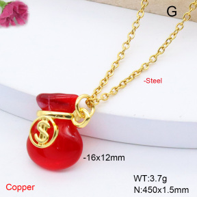 F6N408444vail-L017  Fashion Copper Necklace