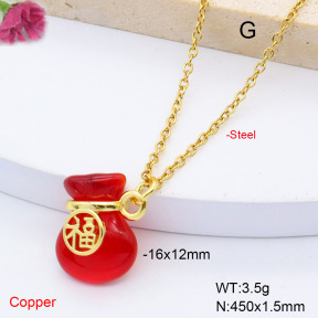 F6N408448vail-L017  Fashion Copper Necklace