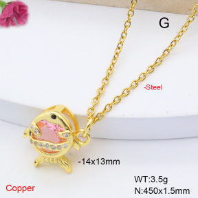 F6N408451vail-L017  Fashion Copper Necklace