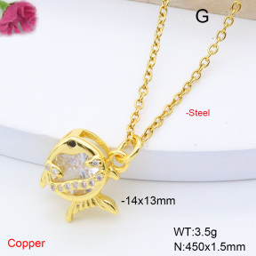 F6N408452vail-L017  Fashion Copper Necklace