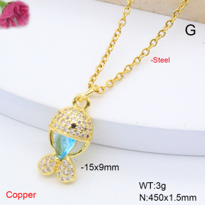 F6N408454vail-L017  Fashion Copper Necklace